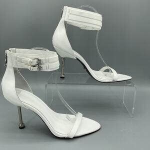 Rebecca Minkoff Women’s Juliana Ankle Strap Sandals White Size 7.5M